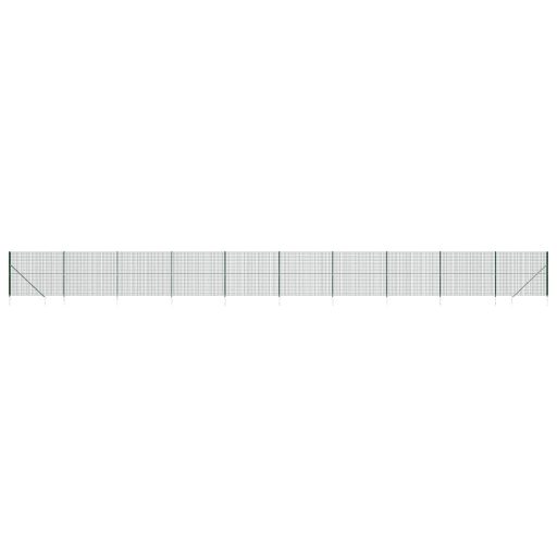 Zöld dróthálós kerítés cövekekkel 1,6x25 m