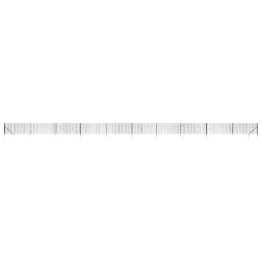 Zöld dróthálós kerítés cövekekkel 0,8x25 m