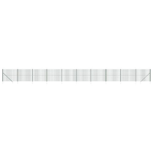 Zöld dróthálós kerítés cövekekkel 1,6x25 m
