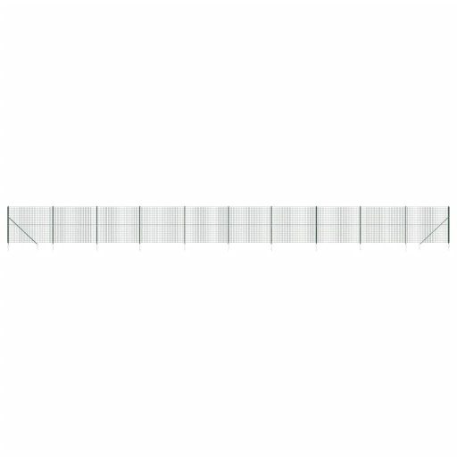 Zöld dróthálós kerítés cövekekkel 1,8x25 m