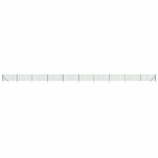 Zöld dróthálós kerítés cövekekkel 0,8x25 m