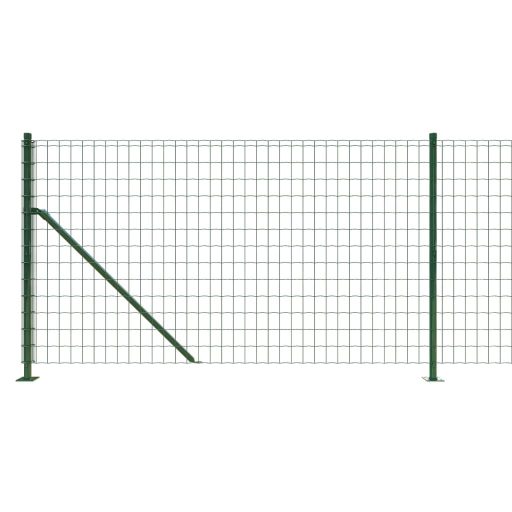 Zöld dróthálós kerítés illesztőperemmel 0,8x25 m