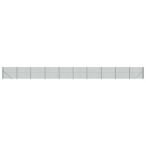Zöld dróthálós kerítés illesztőperemmel 1,8x25 m