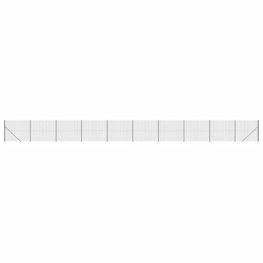 Antracitszürke dróthálós kerítés illesztőperemmel 1,8x25 m
