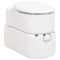Fehér beépített HDPE és acél kemping WC 24+17 L