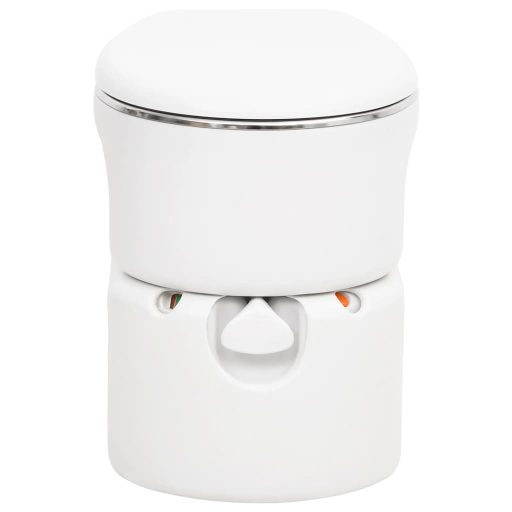 Fehér beépített HDPE és acél kemping WC 24+17 L
