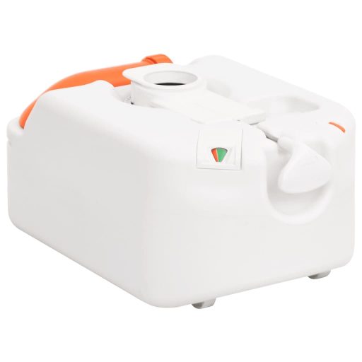 Fehér beépített HDPE és acél kemping WC 24+17 L