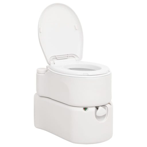 Fehér beépített HDPE és zománc kemping WC 24+17 L