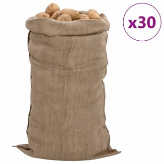 30 db jutazsák 65 x 135 cm 100% juta 340 g/m2