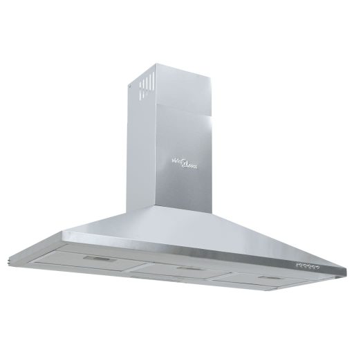 Rozsdamentes acél konyhai szagelszívó 90 cm