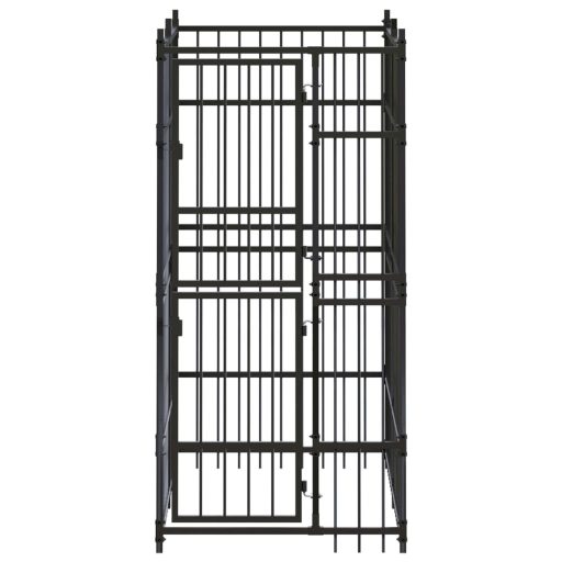 Acél kültéri kutyakennel 1,84 m²