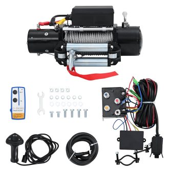 Elektromos csörlő 12 V 5909 kg