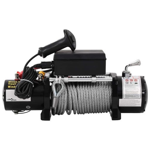 Elektromos csörlő 12 V 5909 kg