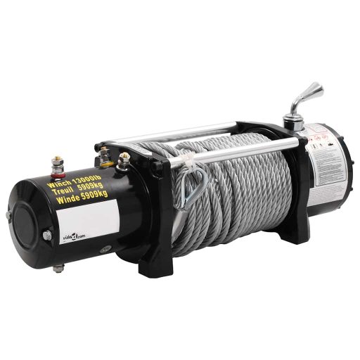 Elektromos csörlő 12 V 5909 kg