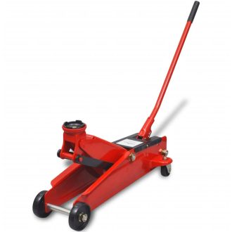 Alacsony hidraulikus 3 tonna kapacitású talaj emelő piros