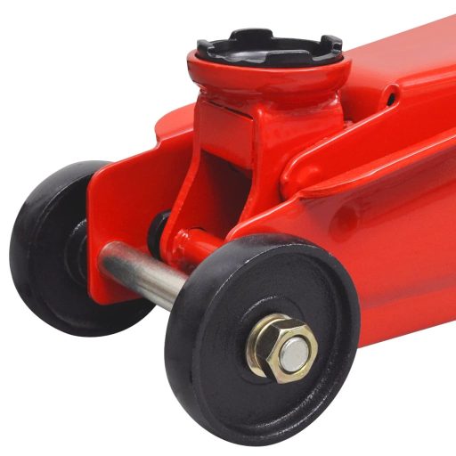 Alacsony hidraulikus 3 tonna kapacitású talaj emelő piros