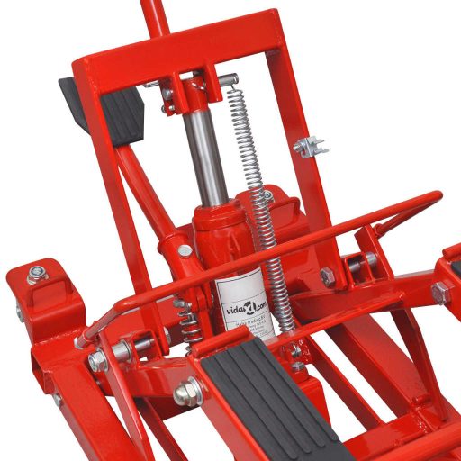 Hidraulikus Motorkerékpár/ATV emelő 680 kg piros