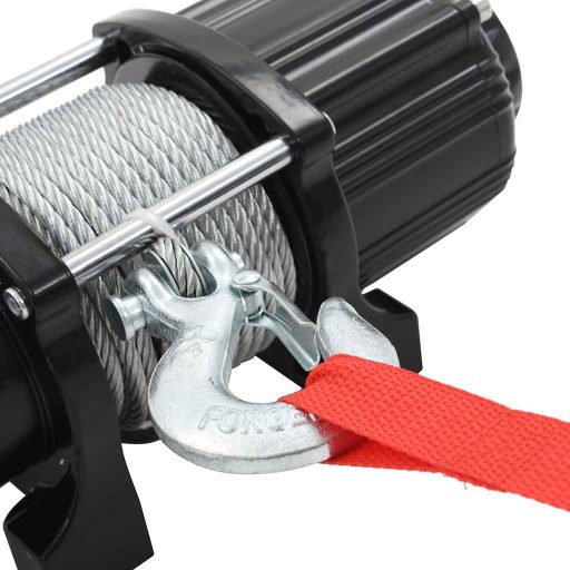 Elektromos csörlő távirányítóval 12 V 2040 kg