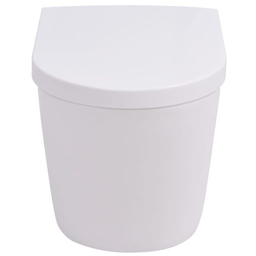 Falra szerelhető fehér kerámia WC