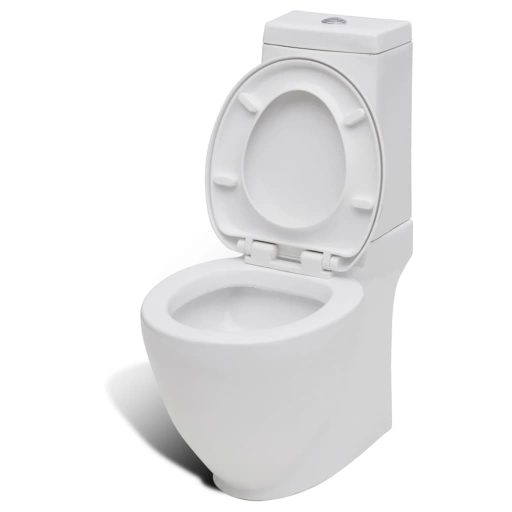 Fehér kerámia WC és bidé szett