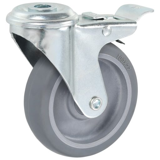 32 db hátfuratos önbeálló görgő 100 mm