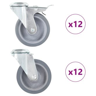 24 db hátfuratos önbeálló görgő 100 mm