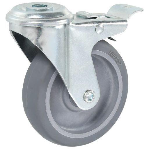 24 db hátfuratos önbeálló görgő 100 mm