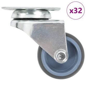 32 db dupla kerekes önbeálló görgő 50 mm