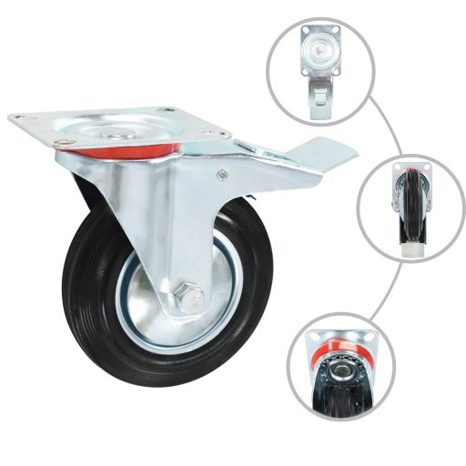 12 darab önbeálló görgő 160 mm