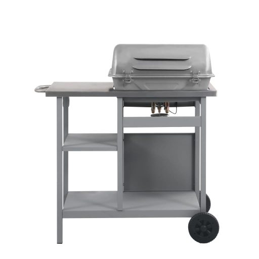 Ezüst gáz grillező 3 szintes kisasztallal