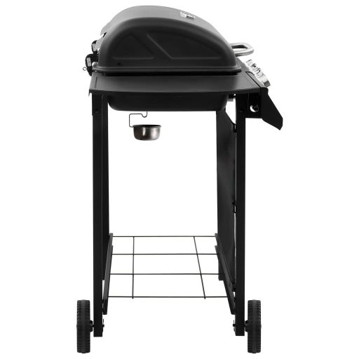 Fekete gáz grillsütő 4 égővel