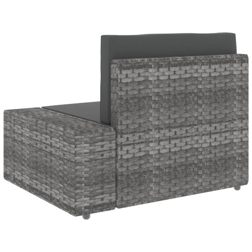 10 részes szürke polyrattan kerti ülőgarnitúra