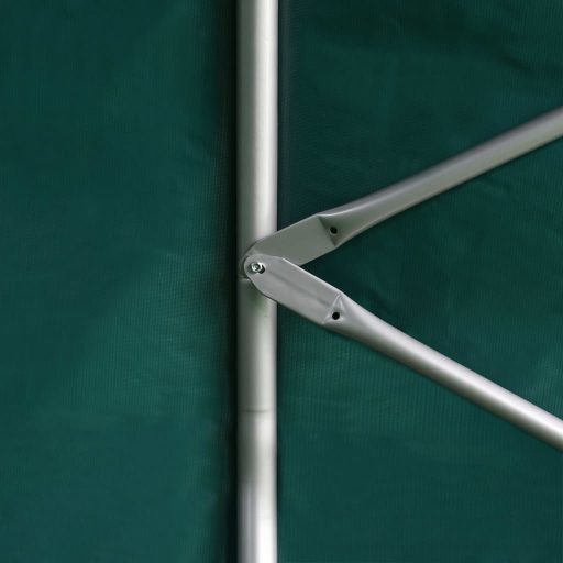 Zöld PVC állattartó sátor 3,7 x 3,7 m