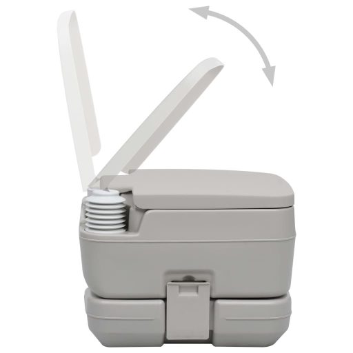 Hordozható kemping WC sátorral 10+10 L