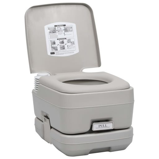 Hordozható kemping WC sátorral 10+10 L