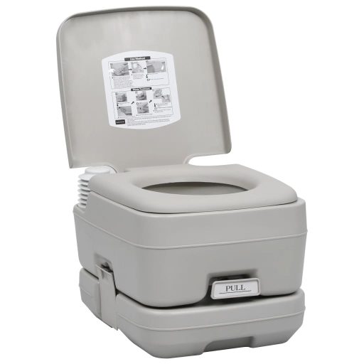 Hordozható kemping WC sátorral 10+10 L