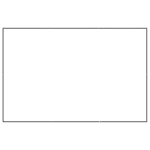 Fekete acél kutyakennel 6 m²