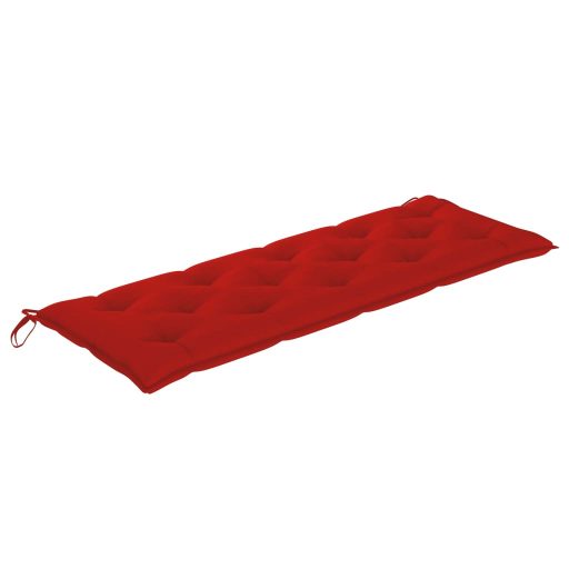 Tömör tíkfa Batavia pad piros párnával 150 cm