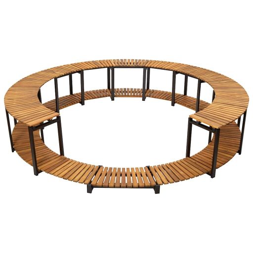 Tömör akácfa pezsgőfürdőkeret 273 x 53 cm