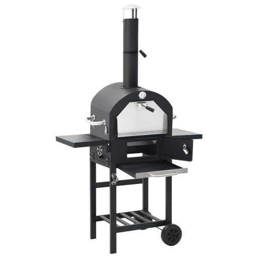 Kültéri pizzasütő pizzakővel