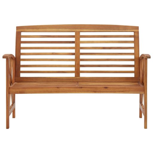 Tömör akácfa kerti pad 119 cm
