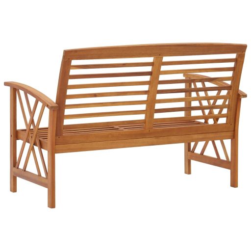 Tömör akácfa kerti pad 119 cm