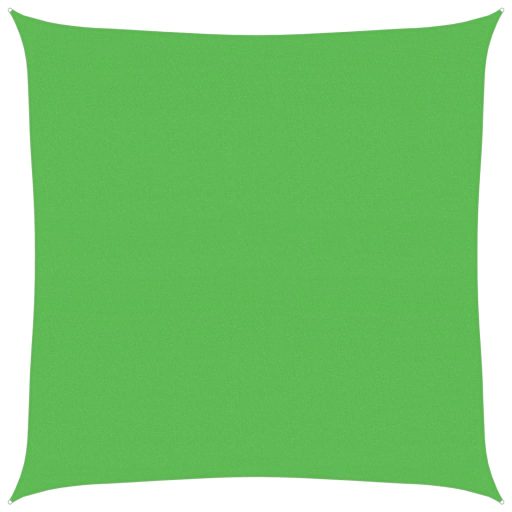 Világoszöld HDPE napvitorla 160 g/m² 7 x 7 m