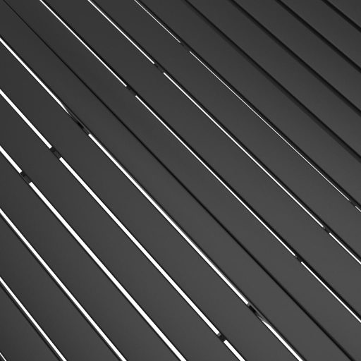 Antracitszürke acél kerti asztal 140 x 80 x 72 cm