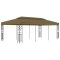 Tópszínű pavilon 6 x 3 m 180 g/m²