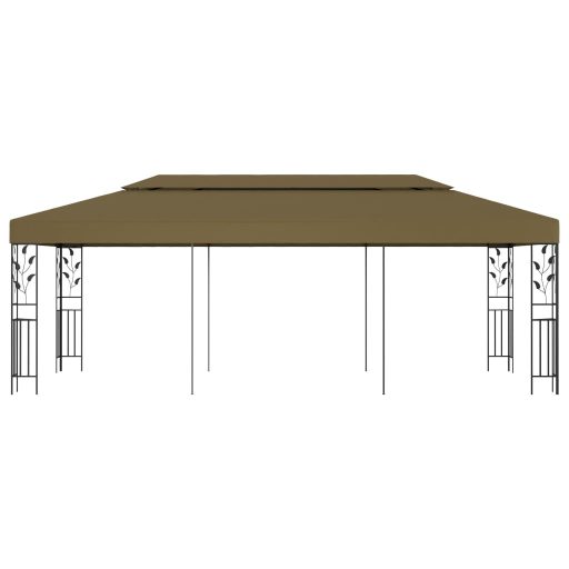 Tópszínű pavilon 6 x 3 m 180 g/m²