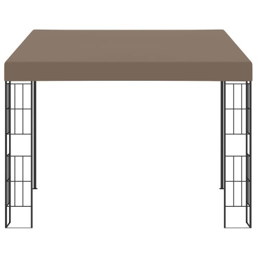 Tópszínű falra szerelhető szövetpavilon 3 x 3 m