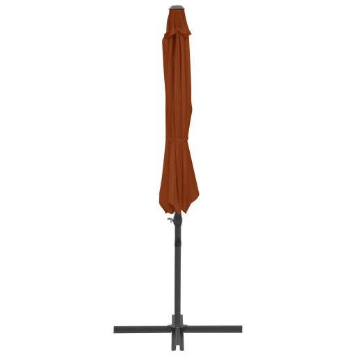Terrakotta konzolos napernyő acélrúddal 300 cm