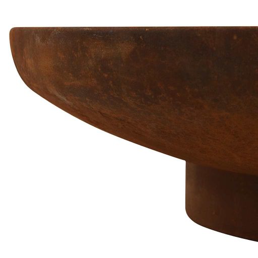 Acél tűztál 80 cm