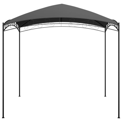 Antracitszürke pavilon 3 x 3 x 2,65 m 180 g/m²
